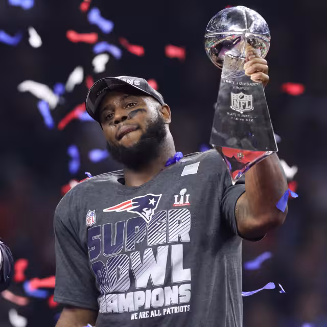 James White fue ganador de tres Super Bowl