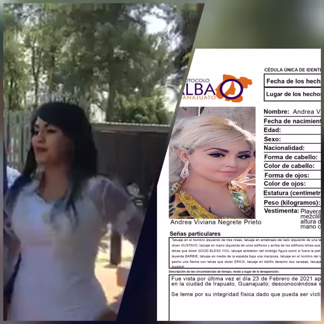 La desaparición de Andrea Negrete conmocionó a Irapuato.