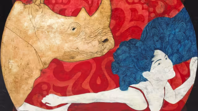 La reunión con las emociones, como el amor y el odio, trasluce la estética del artista