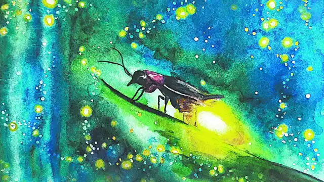 “La noche hace que regresen a ti los recuerdos de tu infancia. Parpadea una luz. Parpadea otra”