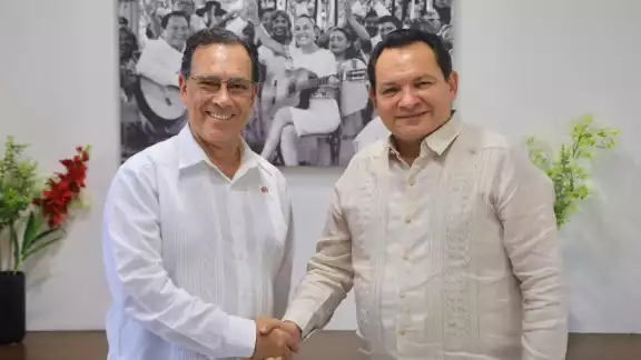 Joaquín Díaz Mena destacó proyectos como el Plan Renacimiento Maya. Joaquín Díaz Mena destacó proyectos como el Plan Renacimiento Maya.