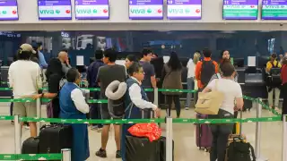 VivaAerobus  cancela cinco vuelos en el aeropuerto de Mérida este domingo