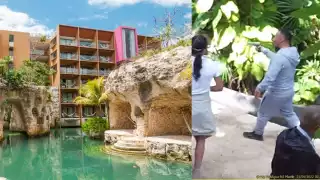 Las cámaras de seguridad del complejo ya comparten la imagen de uno de los involucrados