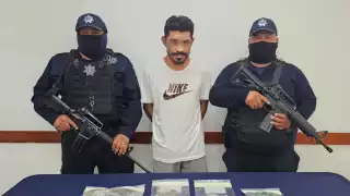 Arrestan a un presunto narcomenudista en Cozumel