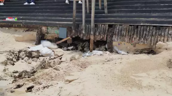 El fenómeno natural afectó a dos de los arenales más populares de Solidaridad: Mamita’s y Fundadores El fenómeno natural afectó a dos de los arenales más populares de Solidaridad: Mamita’s y Fundadores