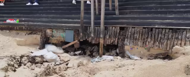El fenómeno natural afectó a dos de los arenales más populares de Solidaridad: Mamita’s y Fundadores