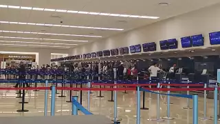 Con vuelos retrasados hasta por una hora opera el aeropuerto de Mérida este viernes 28 de junio