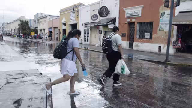 Se esperan chubascos durante este lunes en Mérida