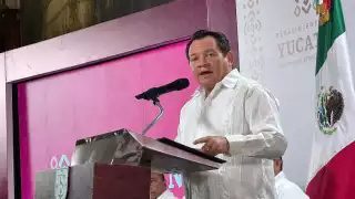 Joaquín Díaz Mena encabeza su conferencia mensual desde Palacio de Gobierno; sigue la transmisión EN VIVO