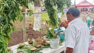 Inician preparativos de la feria a San Isidro Labrador con ritual de primicia maya