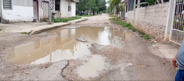 La problemática se concentra con mayor gravedad en la calle 18 de marzo, entre las avenidas 15 y 16 de septiembre