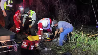 Accidente en moto deja herido grave en carretera Ciudad del Carmen–Isla Aguada