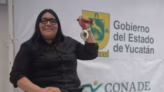 Gilda Cota, medallista paraolímpica yucateca, recibirá el Premio Estatal del Deporte