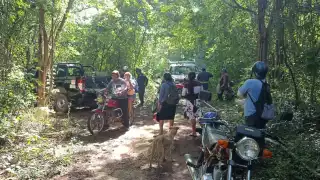 Es la segunda vez que don Nitos, un hombre de la tercera edad que conduce una bicicleta, se pierde en el monte