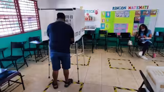Desde muy temprano los puntos de votación registraron una considerable participación
