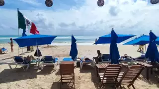Frente frío incrementa el oleaje en las playas