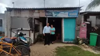 La iglesia está ubicada en la colonia irregular In House