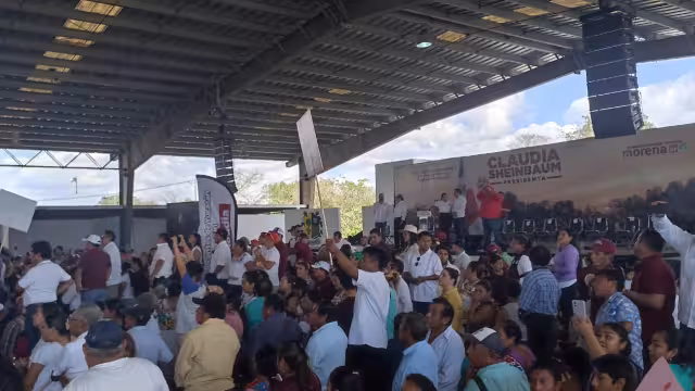 Los yucatecos esperan a Claudia Sheinbaum y Joaquín Díaz Mena en Tizimín