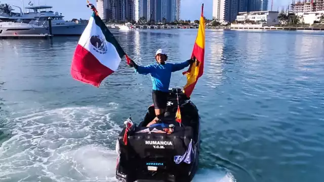 El español llegó a Cancún este martes 5 de julio. Foto: Martin Chi