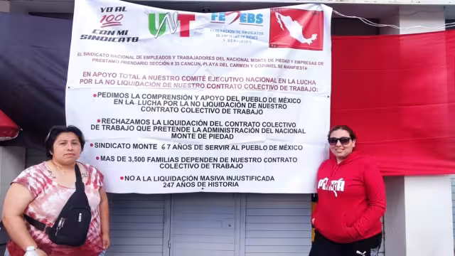 Se desconoce por cuánto tiempo será la huelga nacional del Monte de Piedad