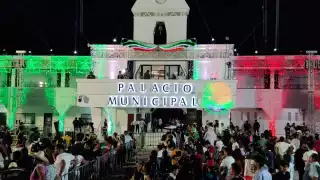 Habitantes de Playa del Carmen celebraron el Grito de Independencia