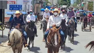 Posteriormente los jinetes participaron en una misa en honor al santo patrono