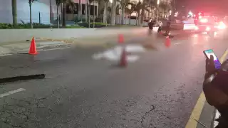 Se reveló que las víctimas fueron un hombre y una mujer, estos circulaban en una motocicleta que no portaba placas
