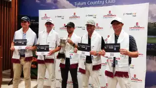 Chandler Blanchet se corona en competencia de golf Latinoamérica Bupa Tour Championship