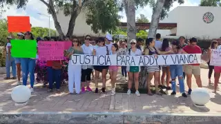 La manifestación es en favor de Addy "N",