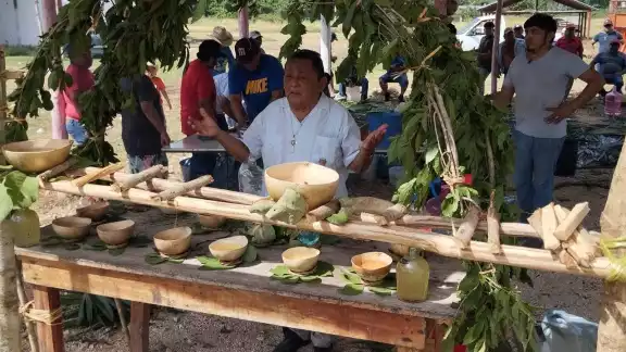 Con un antiguo ritual maya inicio de los preparativos para la Feria Tradicional a la Virgen de la Inmaculada Concepción
