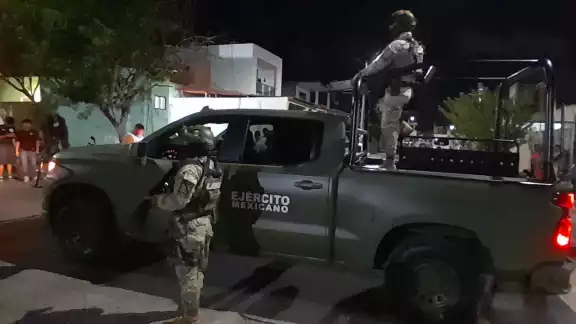 El Ejército y la Guardia Nacional participaron en el operativo