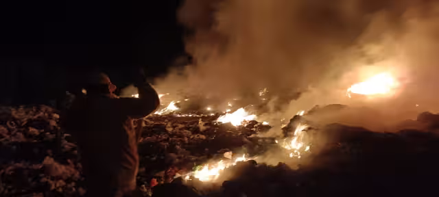 Hasta el momento no se ha reportado ningún lesionado como resultado del incendio