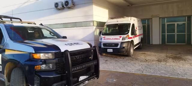 El hombre tenía una herida de bala en la pierna