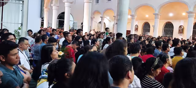 Celebran a la Virgen Morena en Ciudad del Carmen