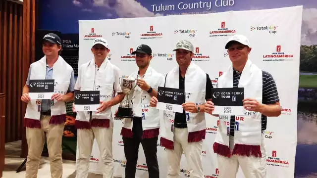 El título de Bupa Tour Championship es ganado por el estadounidense, Chandler Blanchet, evento que concluyó en PGA Riviera Maya residencial Tulum Country Club