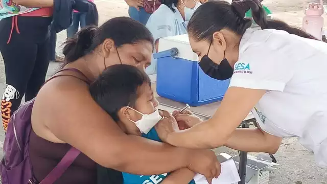 Los pequeños de entre 5 a 11 años serán vacunados a partir de hoy en el módulo instalado en la colonia Unidad Deportiva de Kantunilkín