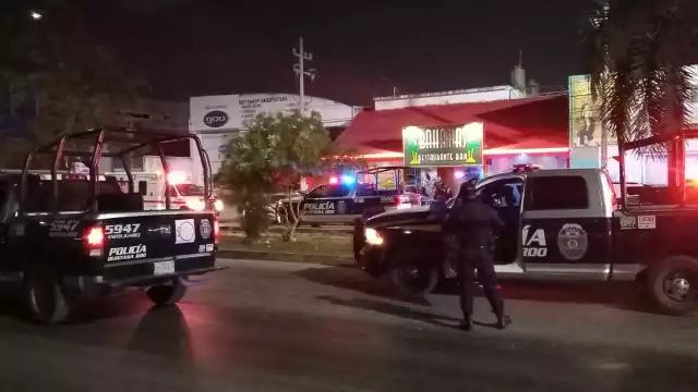 Una fuerte movilización se presentó esta noche en Cancún