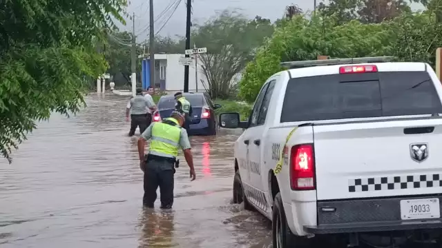 Varias zonas han sido afectadas por las lluvias y quedaron inundadas