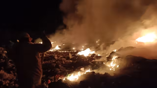 Hasta el momento no se ha reportado ningún lesionado como resultado del incendio