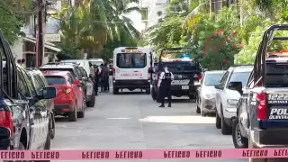 La zona fue acordonada para esperar la llegada de la FGE