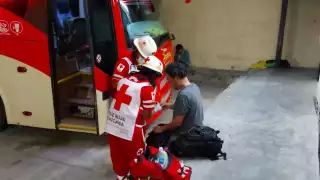 El hombre se quejaba de dolor de pecho