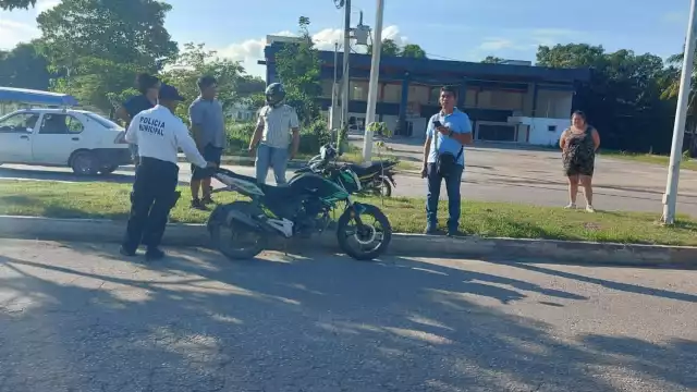 El joven fue trasladado a un hospital por sus lesiones