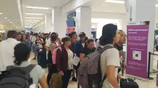 El vuelo de United fue el más retrasado de este lunes en el aeropuerto de Mérida