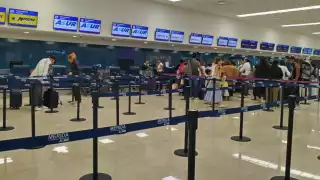 El Aeropuerto de Mérida inició la semana con sólo un vuelo retrasado