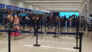 El aeropuerto de Mérida registra buena afluencia en este primer lunes de octubre