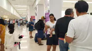 Se registra buena movilidad de pasajeros en el aeropuerto de Mérida