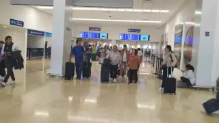 Sólo el vuelo de Aeroméxico registra retrasos este martes