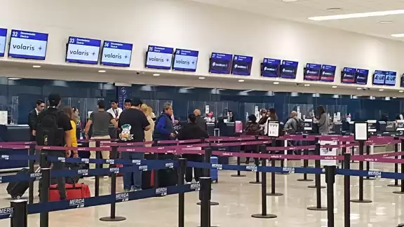 Sólo el vuelo de Volaris registró afectaciones en el aeropuerto de Mérida