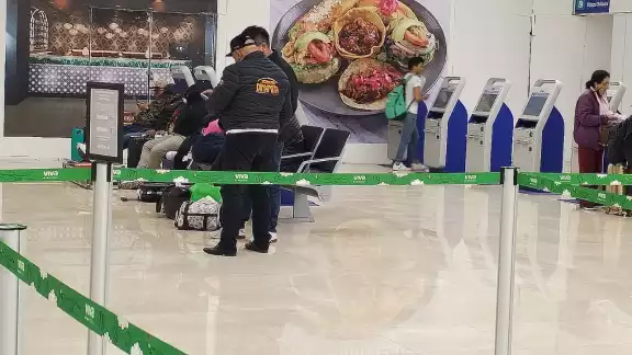 El vuelo de VivaAerobus ha sido el único afectado este martes El vuelo de VivaAerobus ha sido el único afectado este martes