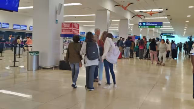 Se registra buena movilidad de pasajeros en el aeropuerto de Mérida